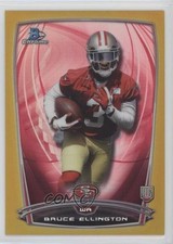 2014 Bowman Chrome Gold Refractor 43/50 Bruce Ellington #207 0o9
