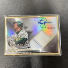Mark McGwire Framed Auto Relic 2018 Topps Gold Label Oakland  Athletics  FS