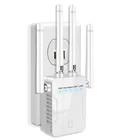 WiFi Extender Signal Booster,1200Mbps Dual Band 2.4GHz 5GHz White