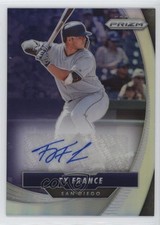 2020 Panini Prizm Game Ball Graphs Silver Prizm Ty France #GBG-TF Auto 0p10