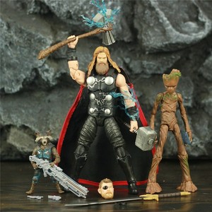 thor and groot marvel select