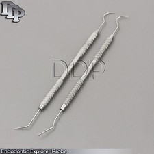 Endodontic Explorer 23/17A Hook Probe 6 Dental Hygiene Diagnostic Pick Tools New