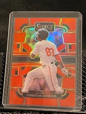 Enrique Bradfield Jr. 2024 Select  Concourse Level Red Prizm #19/149 - Orioles