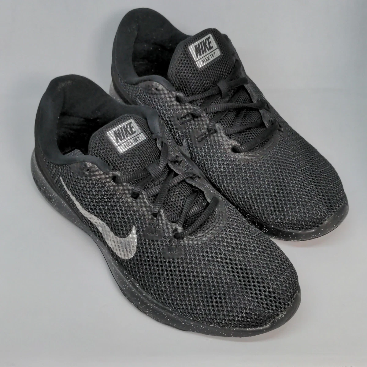 Women s Nike Flex Trainer 7 Cross Training Sneakers Black Size 9.5 AH5472 001