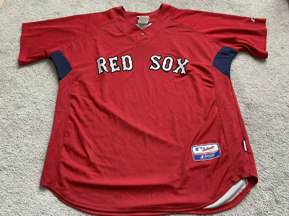 Boston Red Sox Mens XL Baseball Jersey Stitched MLB Logo Red