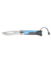 Coltello Opinel Outdoor N. 08 Antracite / Blu Lama 8,5 cm in Inox