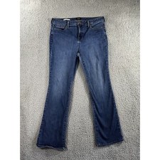 Nydj Jeans Women 14 Barbara Bootcut High Rise Blue Denim Pants