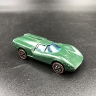 Vintage Hot Wheels Redline Lola GT70 Enamel Dark Green 1968 USA EXCELLENT COND.