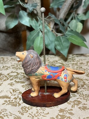 Franklin Mint 1988 TREASURY OF CAROUSEL ART William Manns Lion
