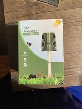 Animal Repeller Ultrasonic Solar Power Bird Dog Cat Skunk Deer Raccoon Repellent