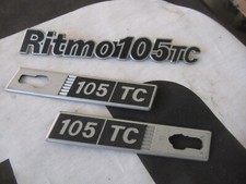 FIAT Ritmo ABARTH 105 - Lotto placchette con logo 105 TC - Ricambio usato