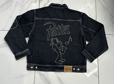 Stussy x Patta Zip Work Jacket Black Size M | eBay Stussy x Patta Zip Work Jacket Black Size M | eBay
