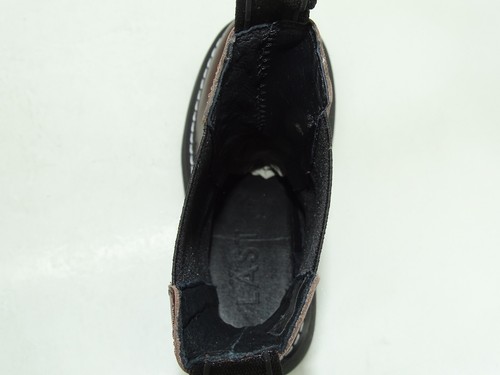 LÄST Plate-Forme Chelsea Plateforme Bottines Bottes Chaussures Cuir G 39 Braun - Photo 9 sur 10