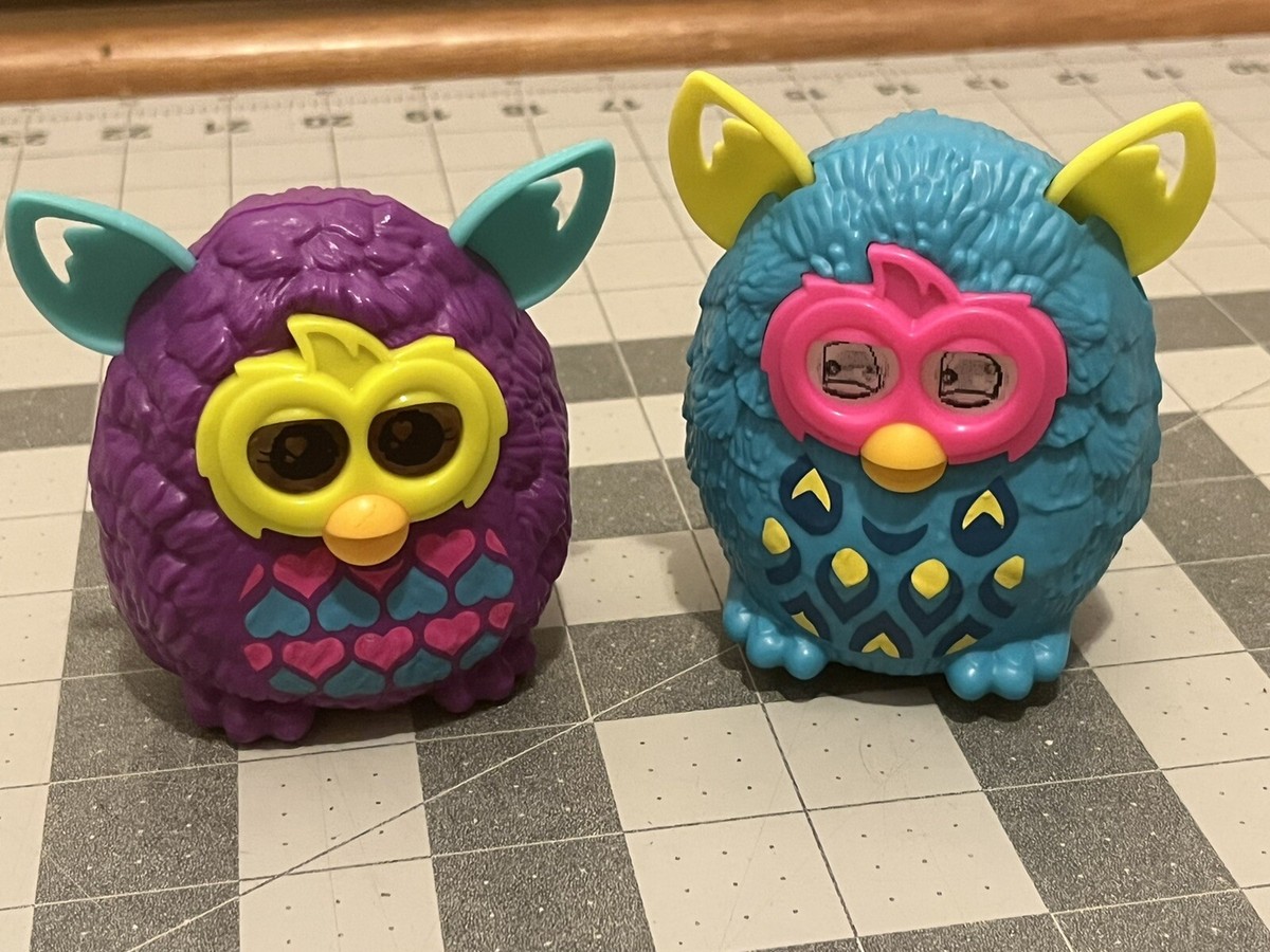 2013 Hasbro McDonalds Happy Meal Teal Blue & Pink Rocking Furby
