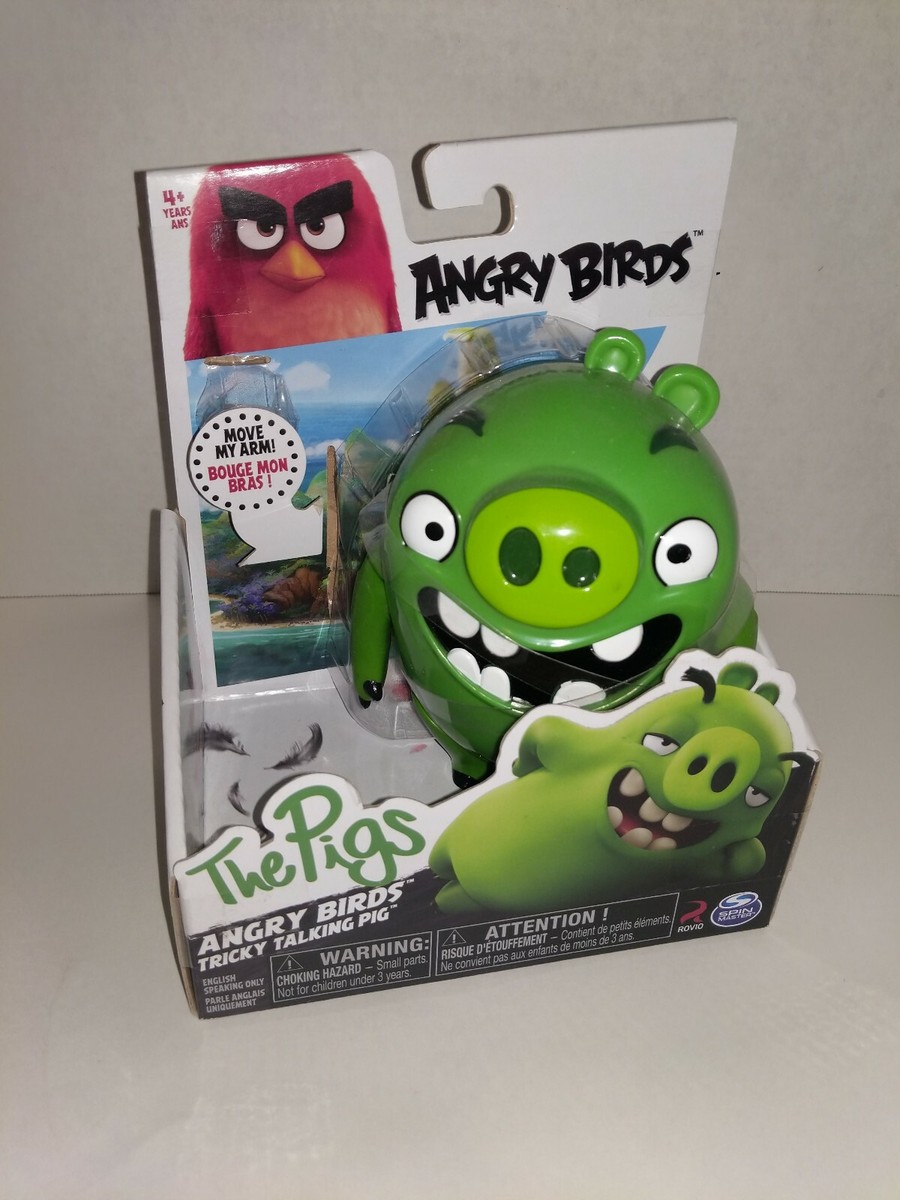 ANGRY BIRDS MOVIE THE PIGS TRICKY TALKING PIG TOY SPIN MASTERS 4+