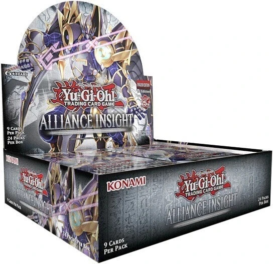 遊戯王ALLIANCE INSIGHT シュリンク付初回限定生産未開封 2BOX Yugioh Alliance Insight Booster Box Factory Sealed 24 Packs Ships