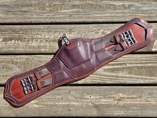 CWD Brown Padded Anatomic Contact Short Dressage Girth - 22"-55cm - Lightly Used