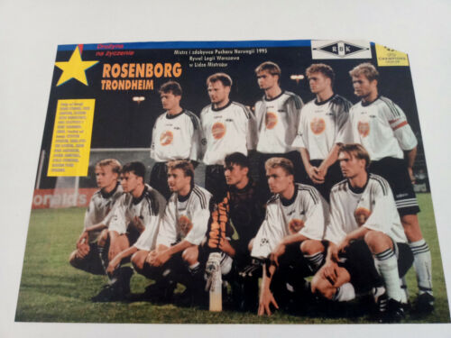 Rosenborg Trondheim - Poster 1996  29cmx21cm  - Zdjęcie 1 z 2