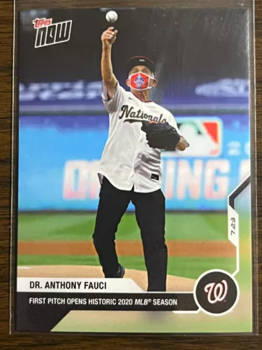 2020 Topps Now #2 Anthony Fauci Washington Nationals