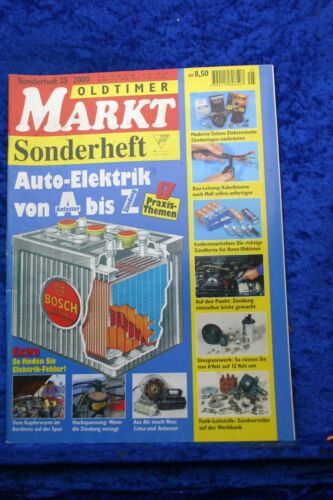 Oldtimer Markt Sonderheft Nr. 25 2000 Auto Elektrik A-Z - Bild 1 von 2
