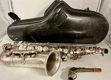 Used Selmer Paris Series II Alto Saxophone with Silver Plated Finish