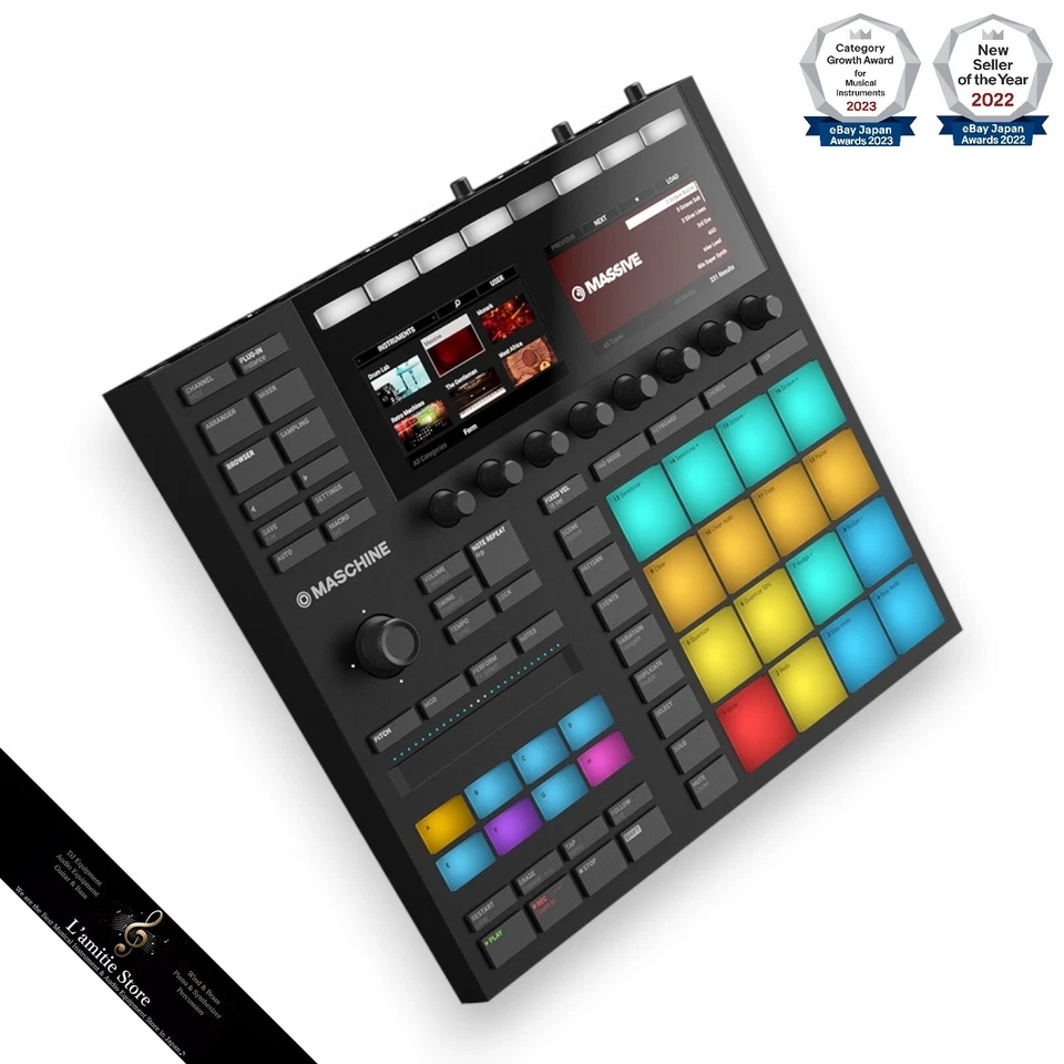 Native Instruments MASCHINE MK3 Groove Production Studio System Japan Black USB - Image 4 of 4