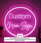 Personalized Neon Sign Custom Name Logo Signs Acrylic Wall Decor Led Night Light