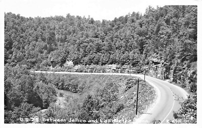 Zwischen Jellico & Lafollette Tennessee Strecke #25 ~ 1950s Echt Foto Postkarte
