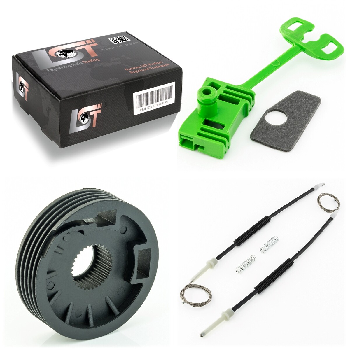 Window lifter repair kit set front right for LANCIA LYBRA BERLINA SW 839