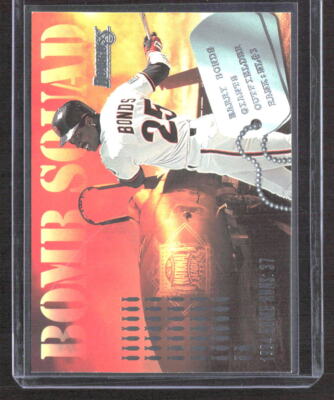 Barry Bonds / Albert Belle 1995 Donruss Bomb Squad Giants Indians #3