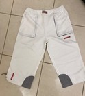 pfiffige Sport/Freizeit-Hose, ¾-Länge, weiß, 36/S, wie neu