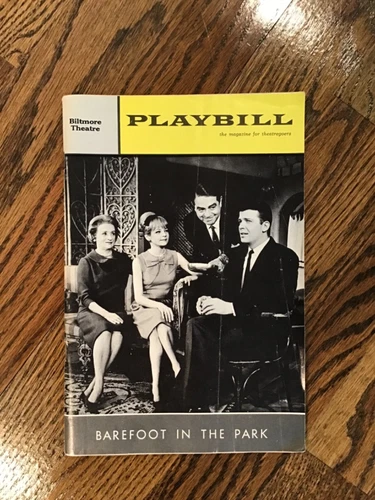 1964 Playbill Barefoot In the Park Robert Reed Biltmore Theater Broadway