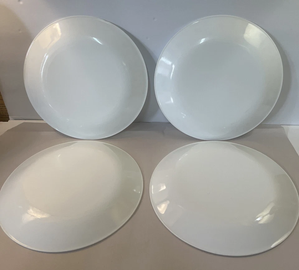 Juego de 4 Platos de Cena Corelle AZUL MAÑANA 10-1/4" Pequeñas Flores Azules Foto 4 de 4