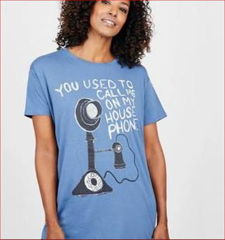 DUBGEE by WHOOPI women t-shirt tee 9006-C cobalt blue modal cotton sz L $98