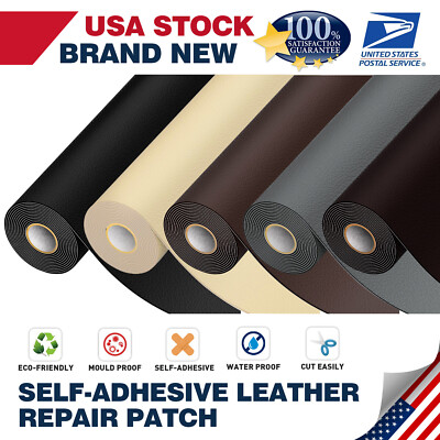 Self Adhesive Leather Repair Patch Couch Sofa Car Seat Chair Renovation Sticker