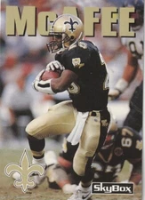 FREE SHIPPING-MINT-1992 Skybox  Fred McAfee #5 SAINTS