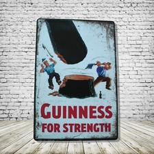 Guinness Beer Vintage Style Tin Metal Bar Sign Poster Man Cave Collectible New