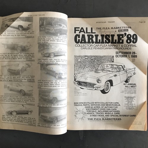 REVISTA SPORTSCAR TRADER - 22 DE SEPTIEMBRE DE 1989 - PERSONALIZADA Y ANTIGUA - PITTSBURGH, PA - Imagen 3 de 5