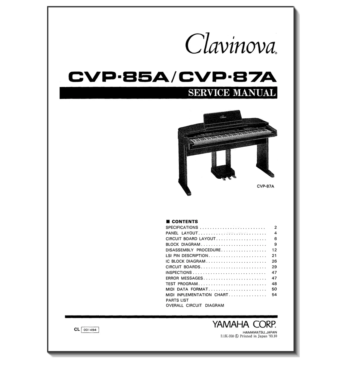 Yamaha cvp 85 outlet