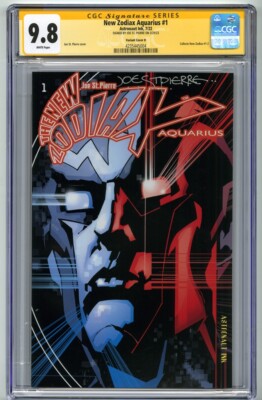 NEW ZODIAX AQUARIUS #1 Cover D CGC 9.8 only 100 printed! SIGNED by