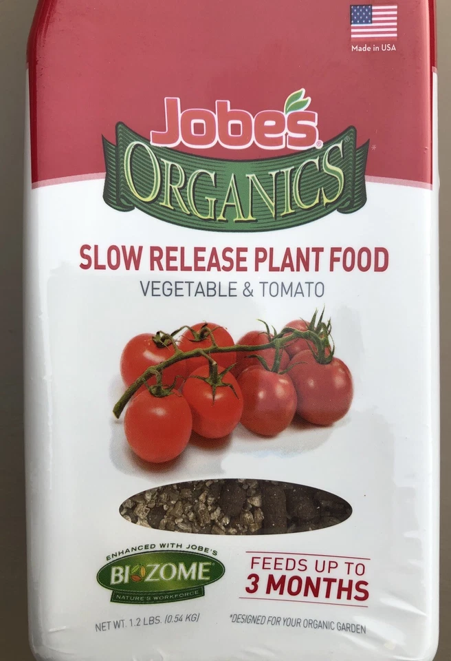 6 件 JOBE’S ORGANICS 1.2 磅蔬菜和番茄慢释放植物食品带生物食品 — 第 4/4 张图片