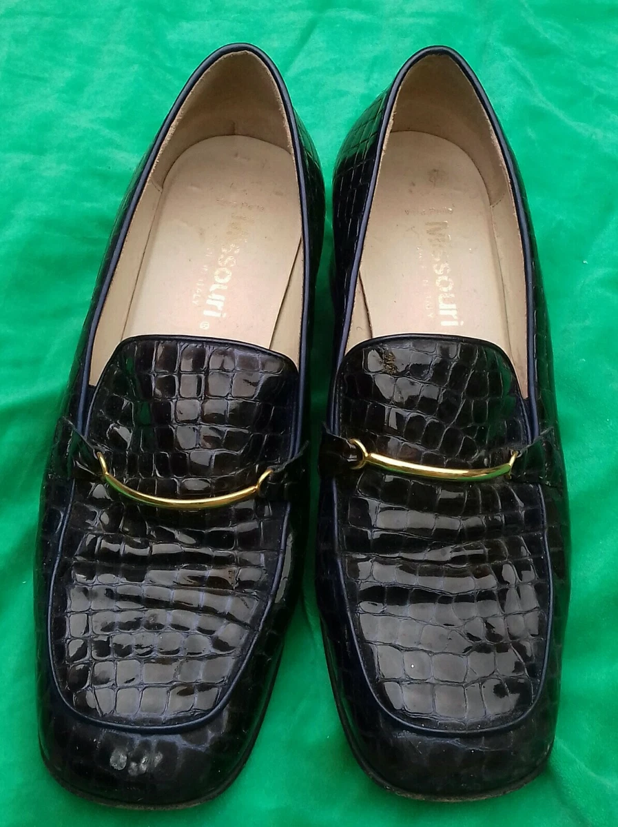 Missouri Italian Ladies Leather Shoes Size 5 eBay