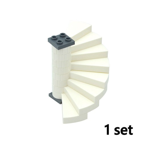 For Lego Stairs 7x4x6 Straight Open Staircase 40243 Spiral Step Stair Assembly - Picture 26 of 29