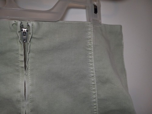 Falda de jean para mujer Wild Fable, talla 14, verde pálido, lavado, elástica - Imagen 7 de 19