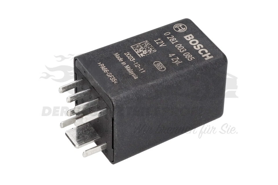 Vorglührelais 9-polig für Seat 12V 04L907282B - Bild 3 von 4