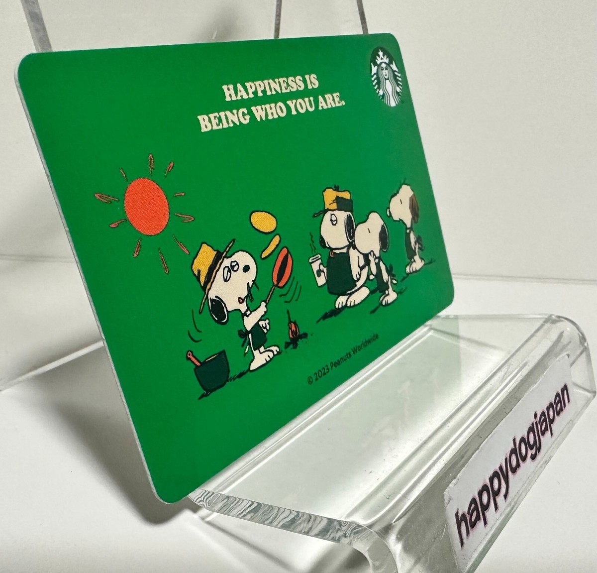 Starbucks Japan x Snoopy Collaboration 2023 Card PEANUTS Pin