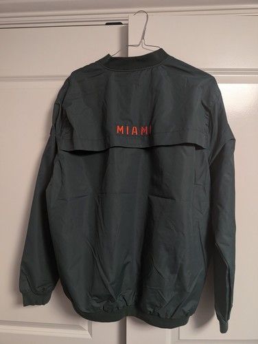 Franchise Club University of Miami Windbreaker V Neck Pullover Men XL - Picture 2 of 8