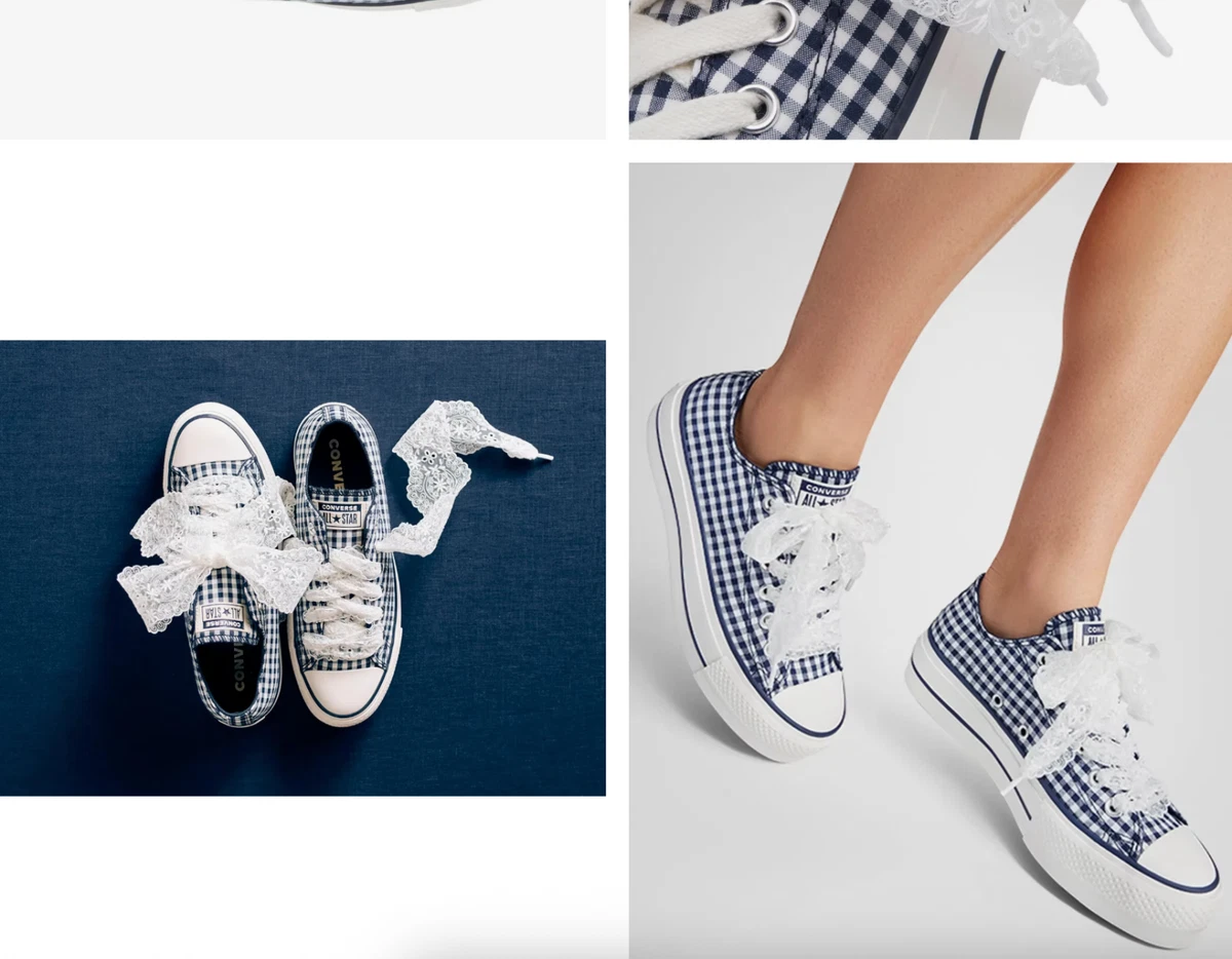 Converse Chuck Taylor All Star Lift Platform Low Gingham W for