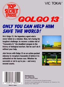 Golgo 13 Top Secret Episode - NES [Cartridge Only]