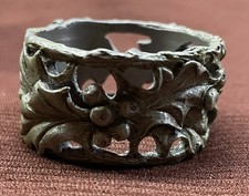 Longaberger American Holly Pewter Napkin Ring...